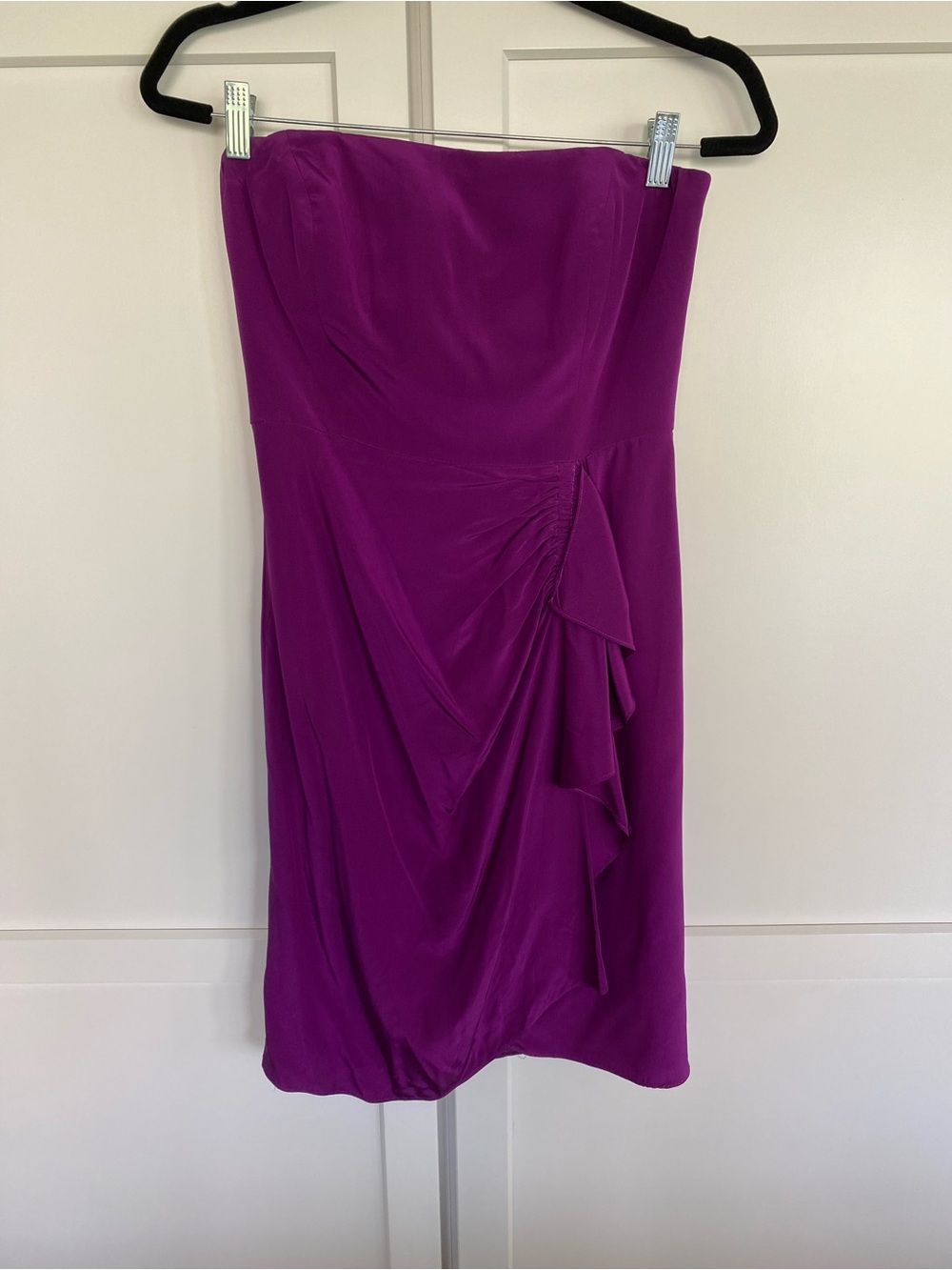 ANTONIO MELANI Fuchsia Strapless Party Dress